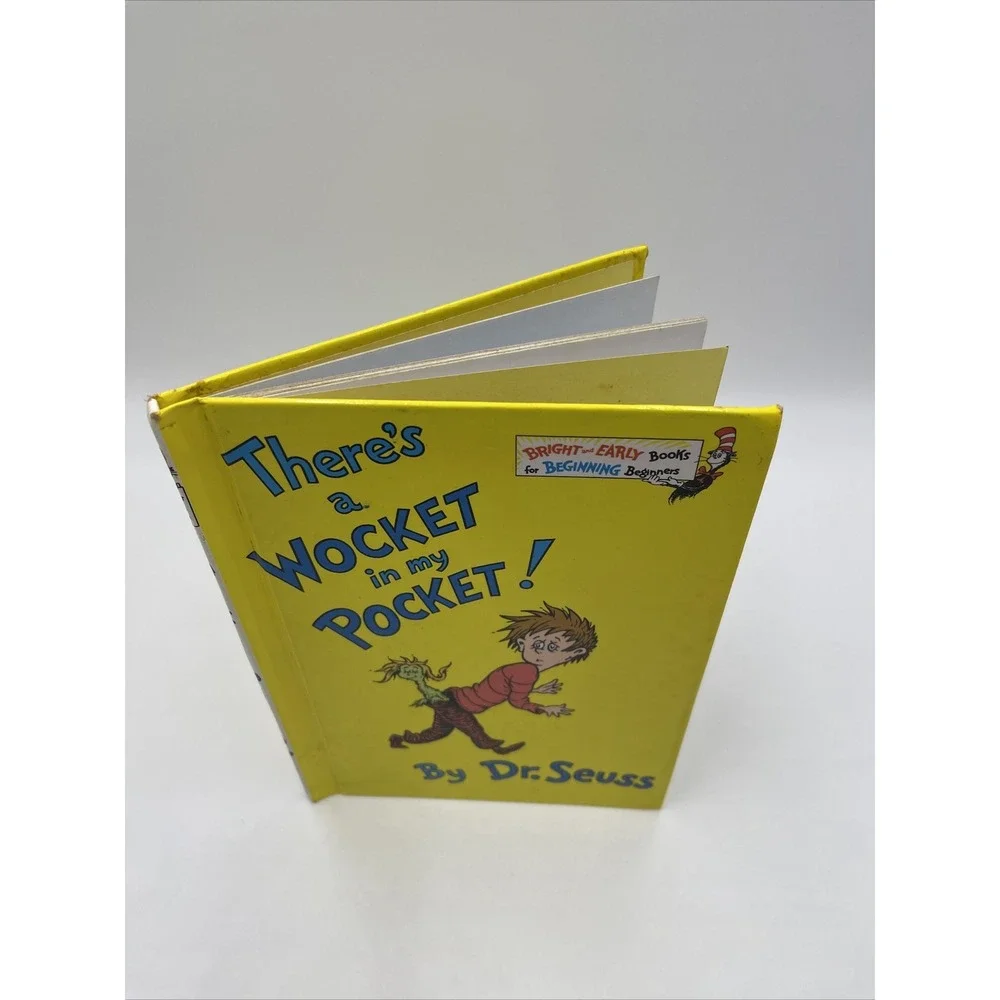 1 - VINTAGE - 1974 - THERE'S A‎ WOCKET IN MY POCKET ! BY DR. SEUSS HC BOOK #001